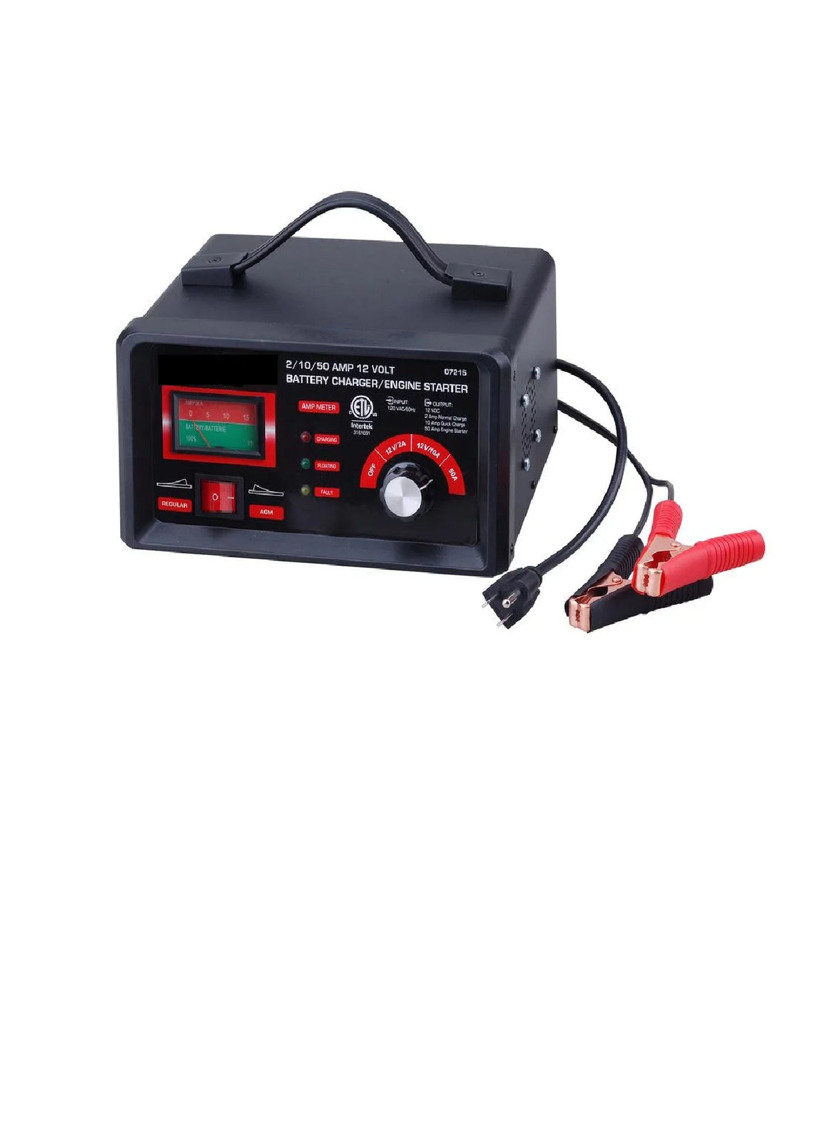 12 Volt 50 Amp 10 Amp 2 Amp Battery Charger J801354