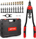 16 Rivet Nut Tool Kit with 11 Mandrels and 110pcs Rivnuts J4832