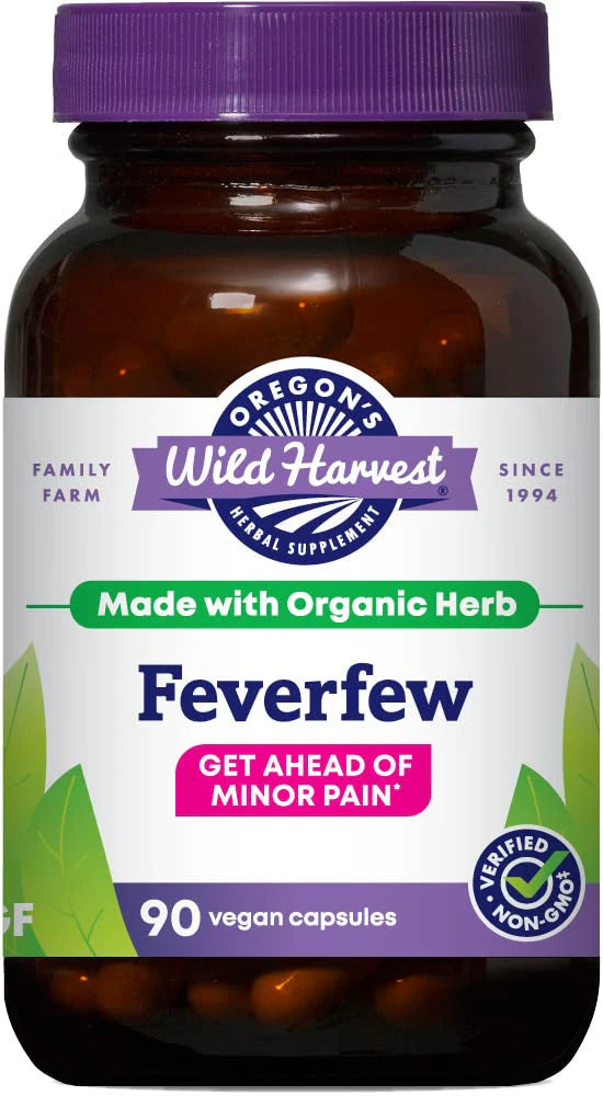 Organic Feverfew Herbal Supplement 90 Count D163264