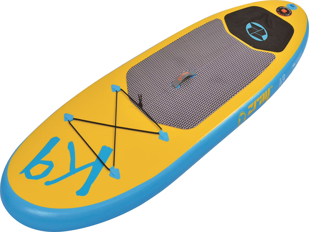Blue and Yellow Inflatable Paddle Board G512