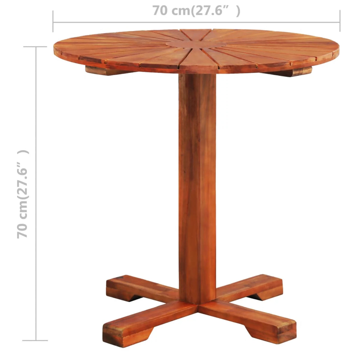 Solid Acacia Wood Bistro Table G272444