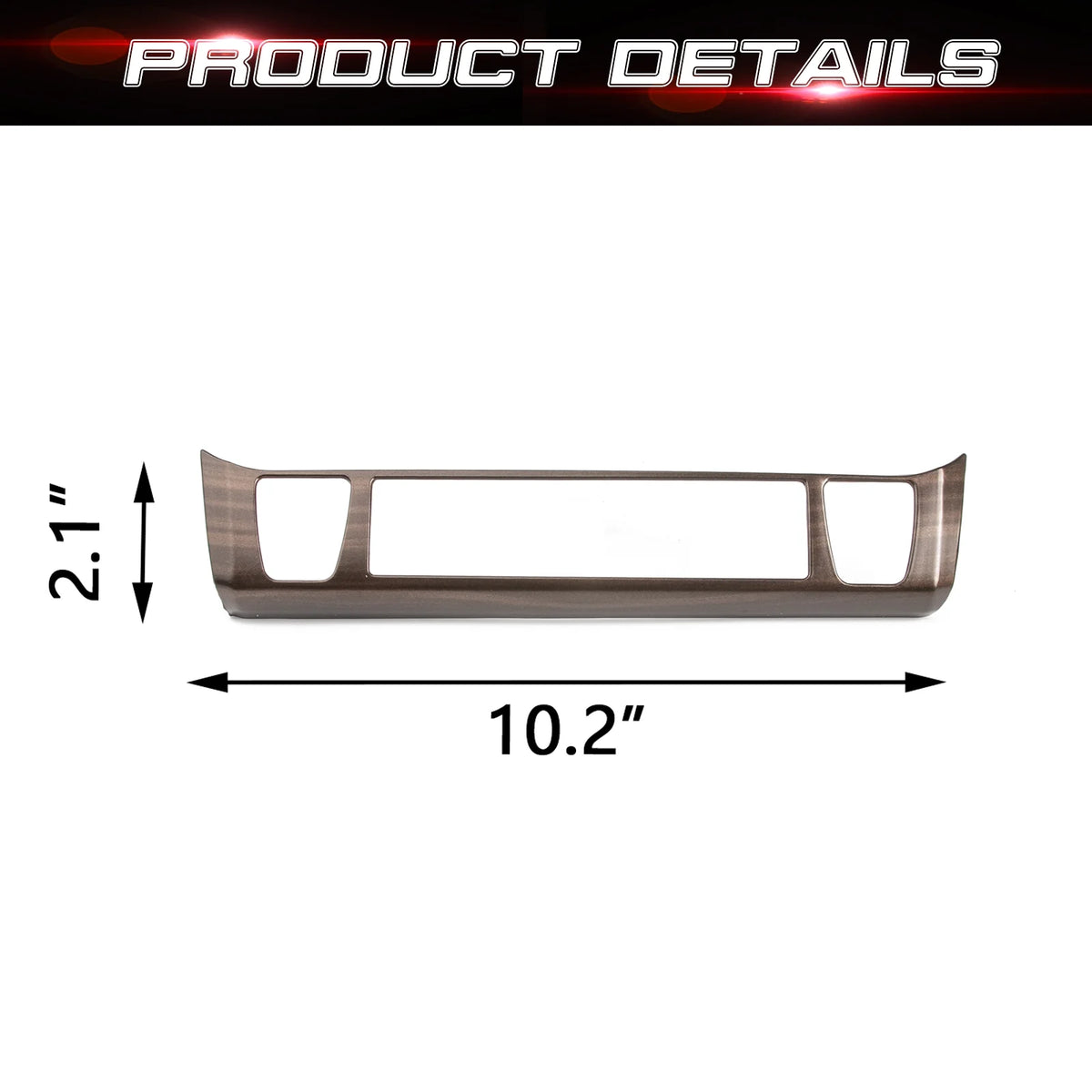 Center Console AC Climate Control Switch Panel Frame Cover Trim Wood Grain K8436