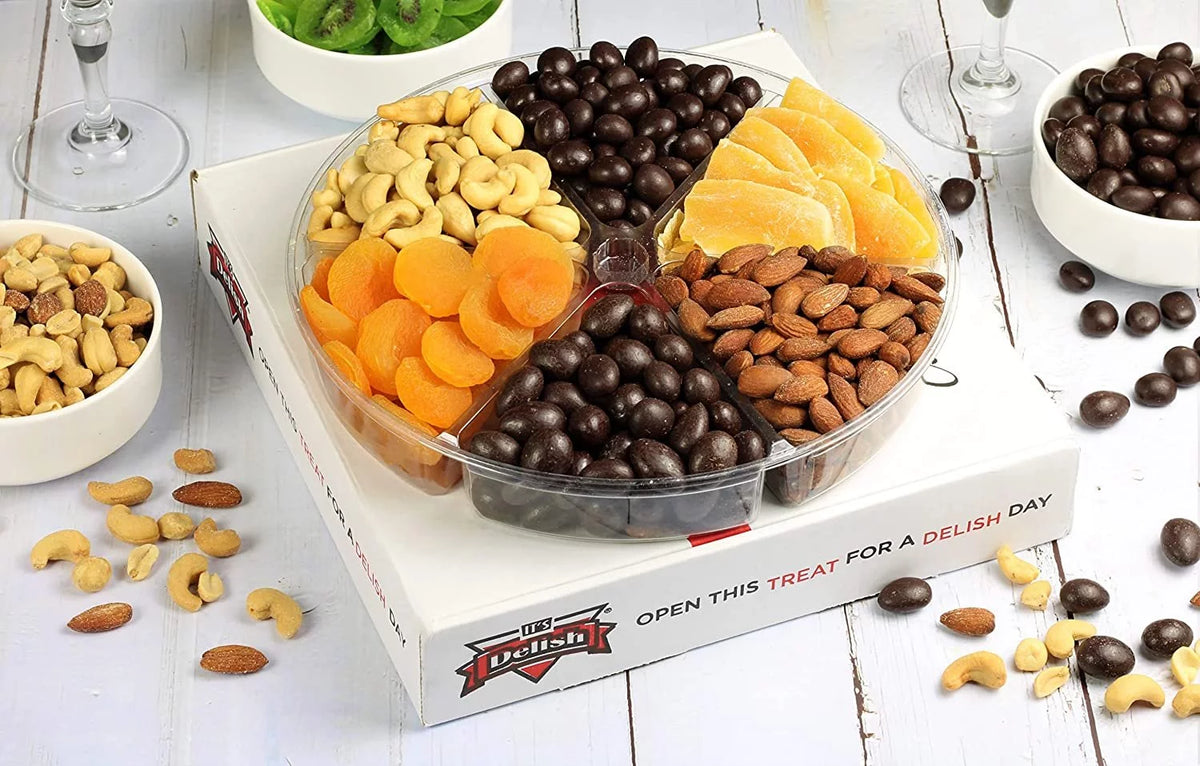 6-Pt Chocolate and Dried Fruit Gift Tray W553494