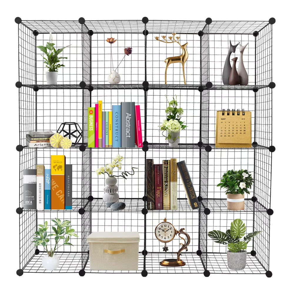 16-Cube Organizer Cube Storage Shelves J5795