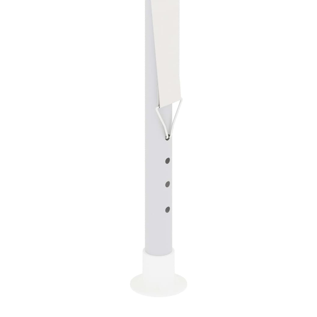 White Party Tent with Side Walls 6.6'x6.6' A80445