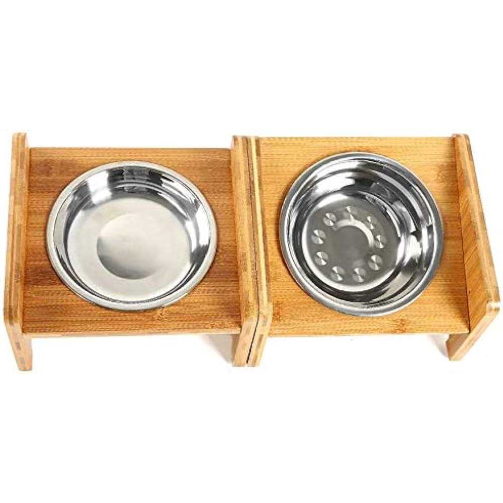 Set of 2 Raised Pet Bowls K778