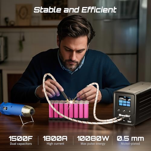 10080W Spot Welder and Heat Gun Kit with 3000F Capacitors B4931