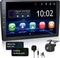 10.1 IPS Touchscreen Double Din Car Stereo with Backup Camera I9083