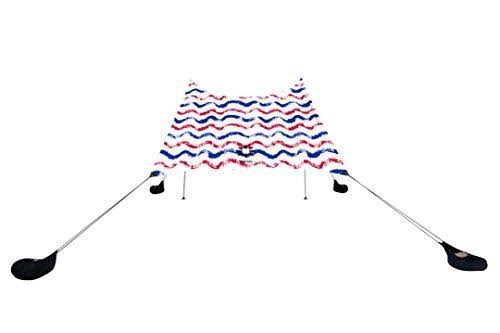 Portable Beach Tent Canopy Sun Shelter, 7 x 7ft H547