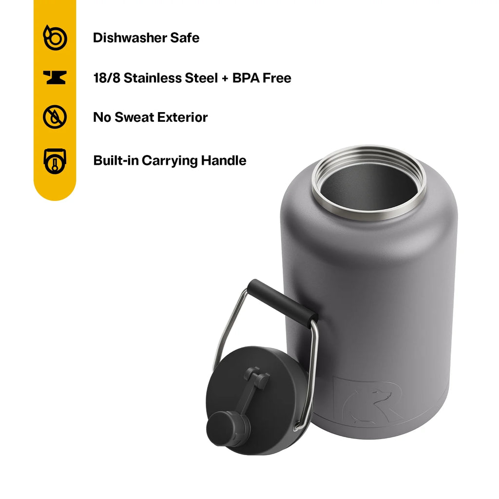 Graphite Stainless Steel Insulated Jug H679