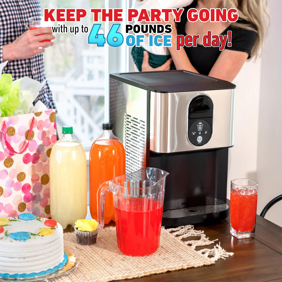 44LB Automatic Countertop Nugget Ice Maker O568209