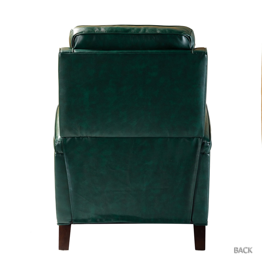 Green Genuine Leather Recliner Set of 2 K73246