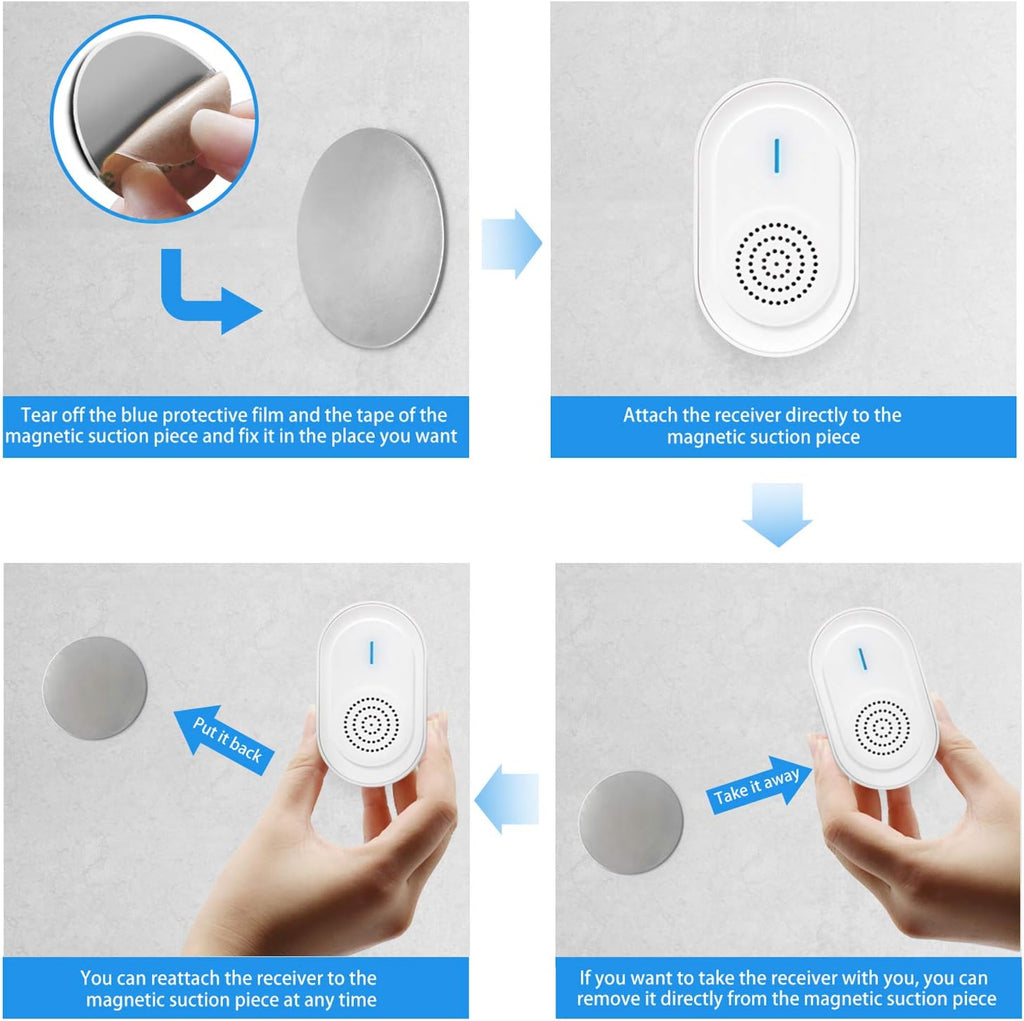 Caregiver Call Button with 2 Call Button and Rechargeable Receiver A644699