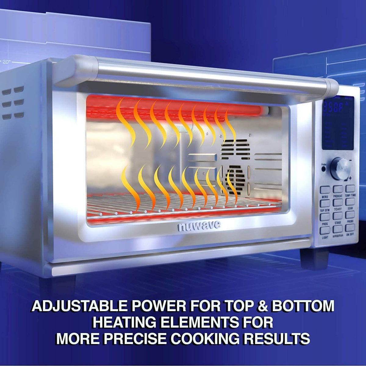 30-Qt XL Air Fryer Toaster Oven with Temperature Probe K303818