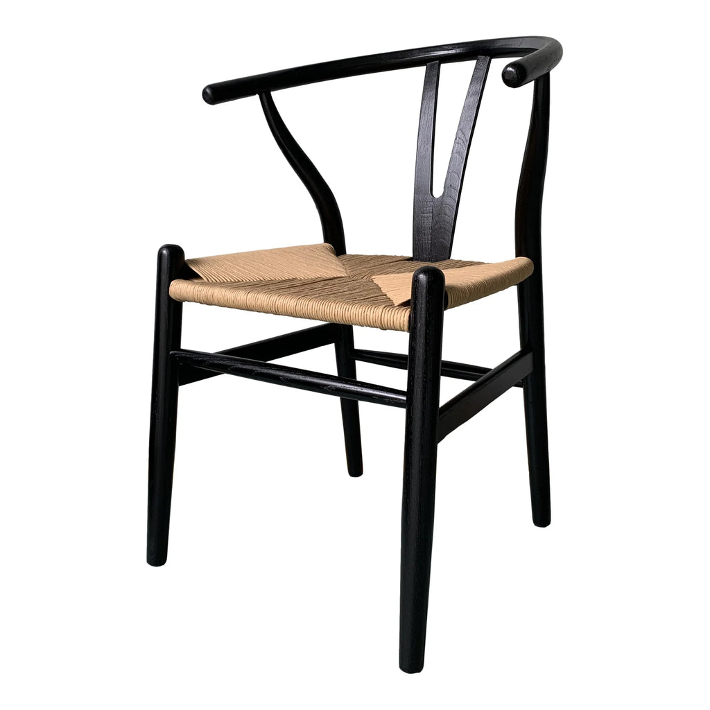 Black Wood Dining Chairs Set of 2 X946798