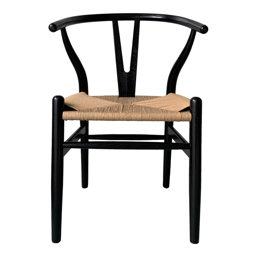 Black Wood Dining Chairs Set of 2 X946798