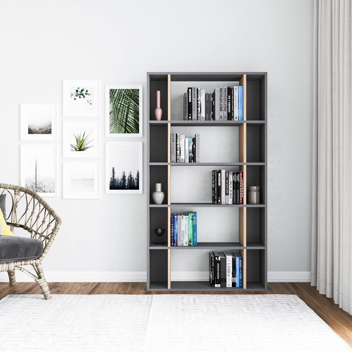 Modern Bookcase E267202