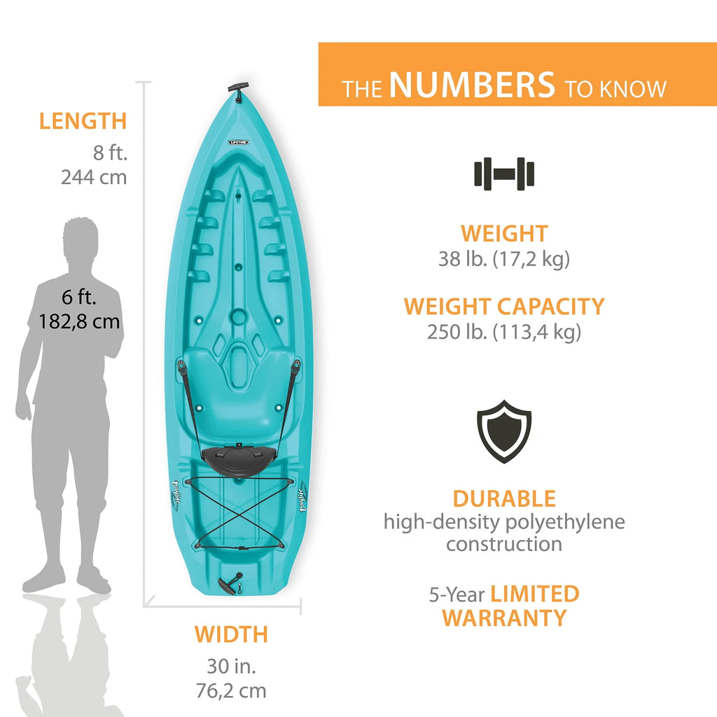 Teal 8 ft Sit-On-top Kayak O27637