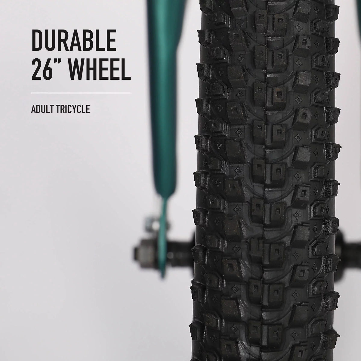 26 Inch Single Speed 3 Wheel Bike with Removable Basket H621