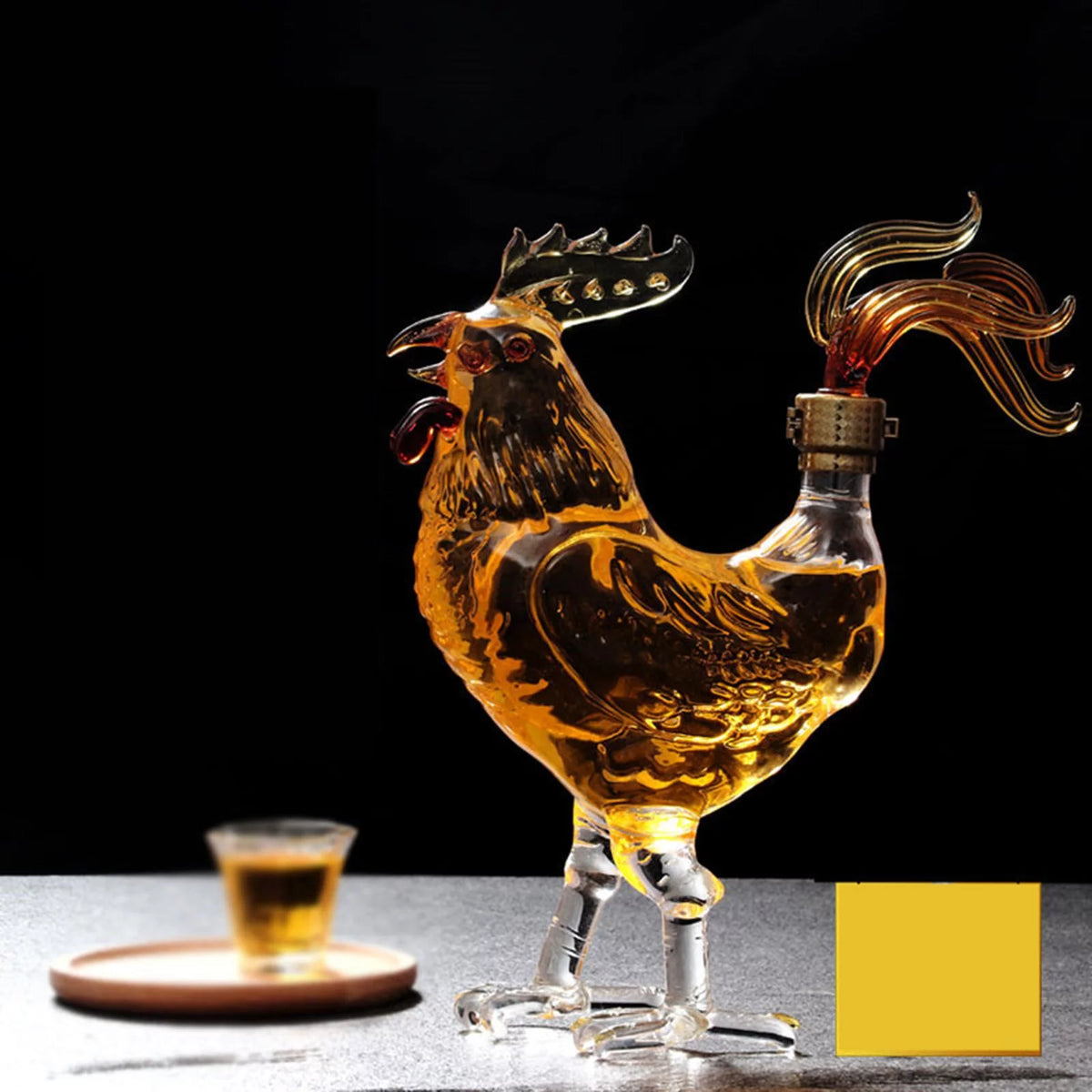 Hand-Blown High Borosilicate Glass Decanters Y972127