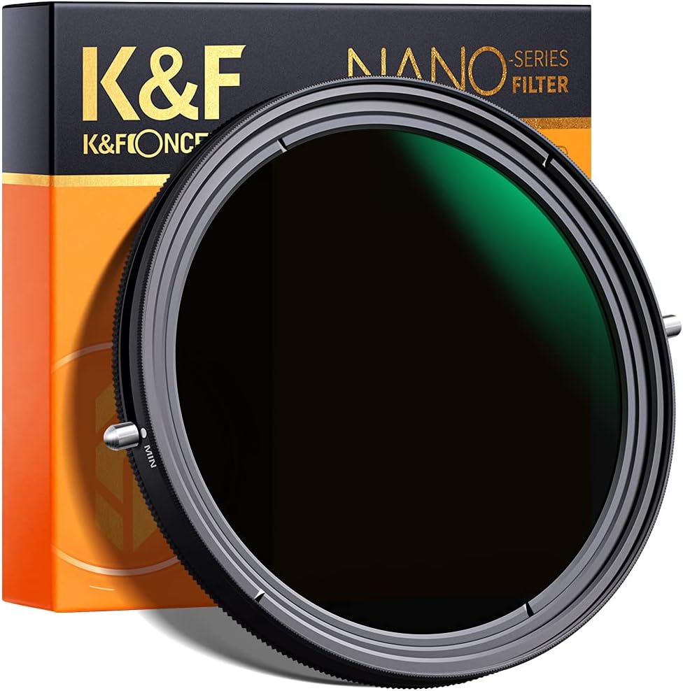 62mm Variable Fader ND2-ND32 ND Filter and CPL Circular Polarizing Filter 2 in 1 Pack of 2 D290