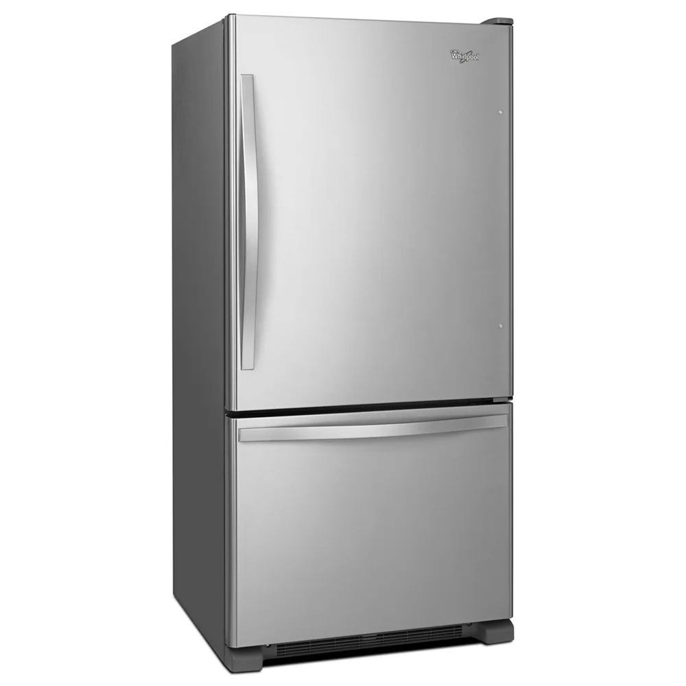 Bottom-Freezer Refrigerator with Glass Shelves 22 Cu. ft W6776