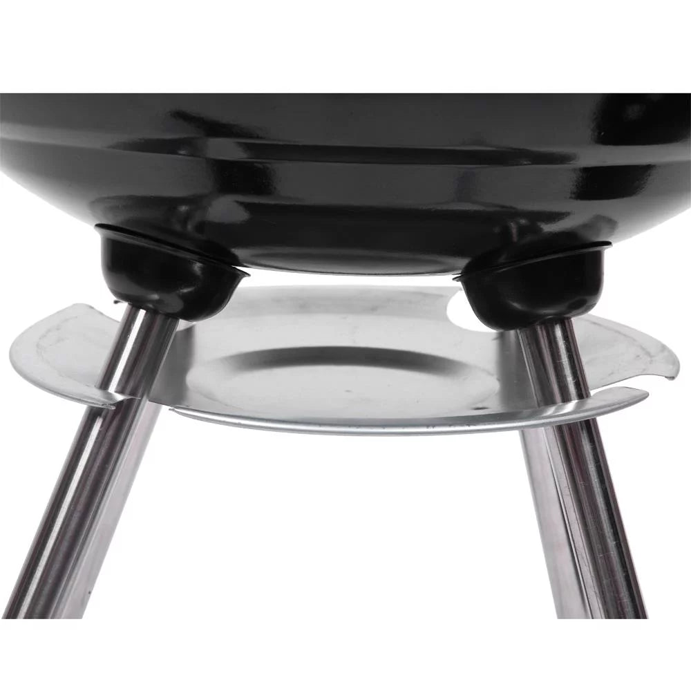 Portable Steel Charcoal Grill Black R618