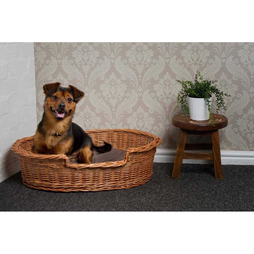Wicker Dog Bed Basket O844