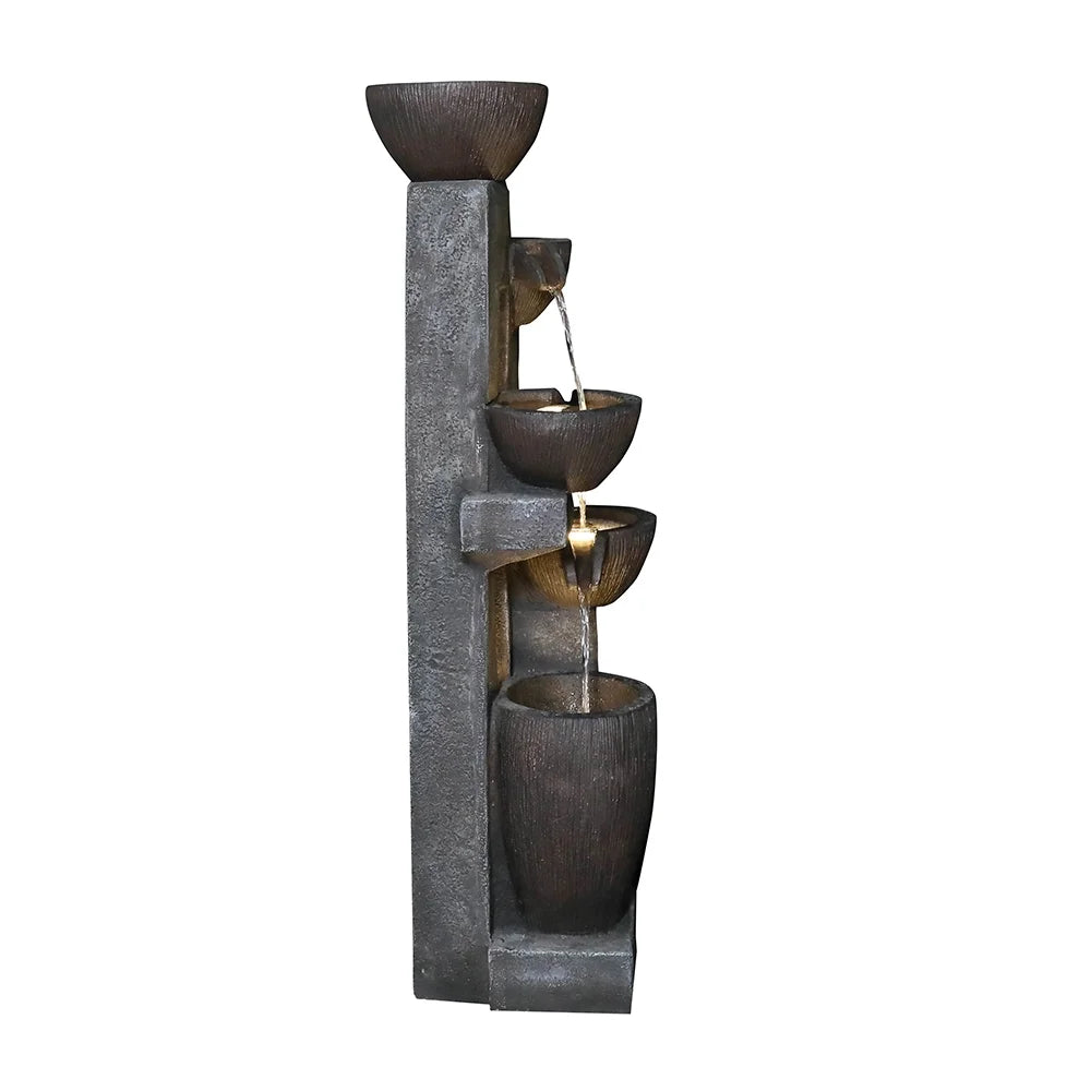 10" Outdoor 5-Tier Waterfall Fountain H76891