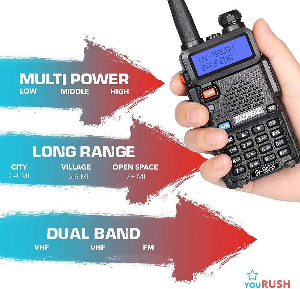 8W Dual Band Portable Ham Radio M8754