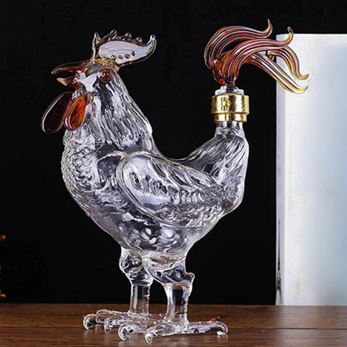 Hand-Blown High Borosilicate Glass Decanters Y972127