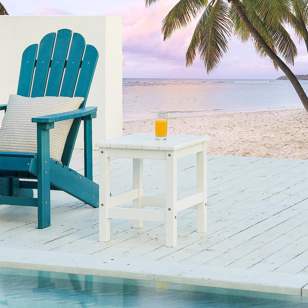 Black Polystyrene Outdoor Side Table N666060