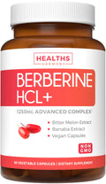 Berberine HCL Bitter Melon Banaba Leaf Extract Capsules 500mg 60 Caps T281593