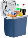 25 L Electric Cooler & Warmer Portable Car Fridge Blue P3168