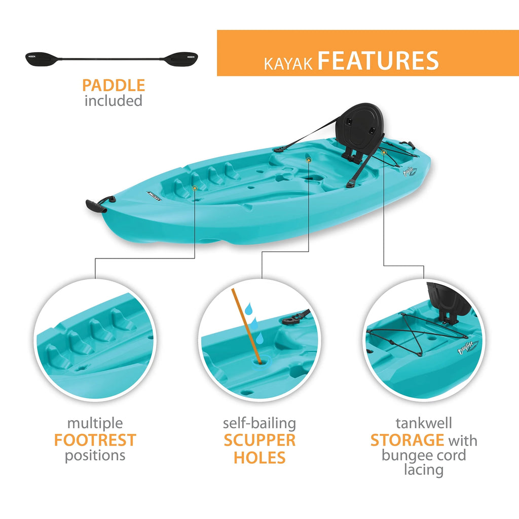 Teal 8 ft Sit-On-top Kayak O27637