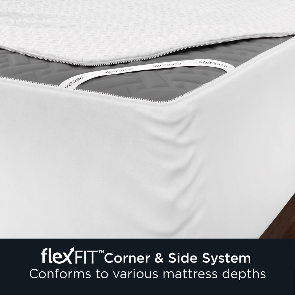Temperature Balancing Zip-Off Top Mattress Protector, Twin Q522208