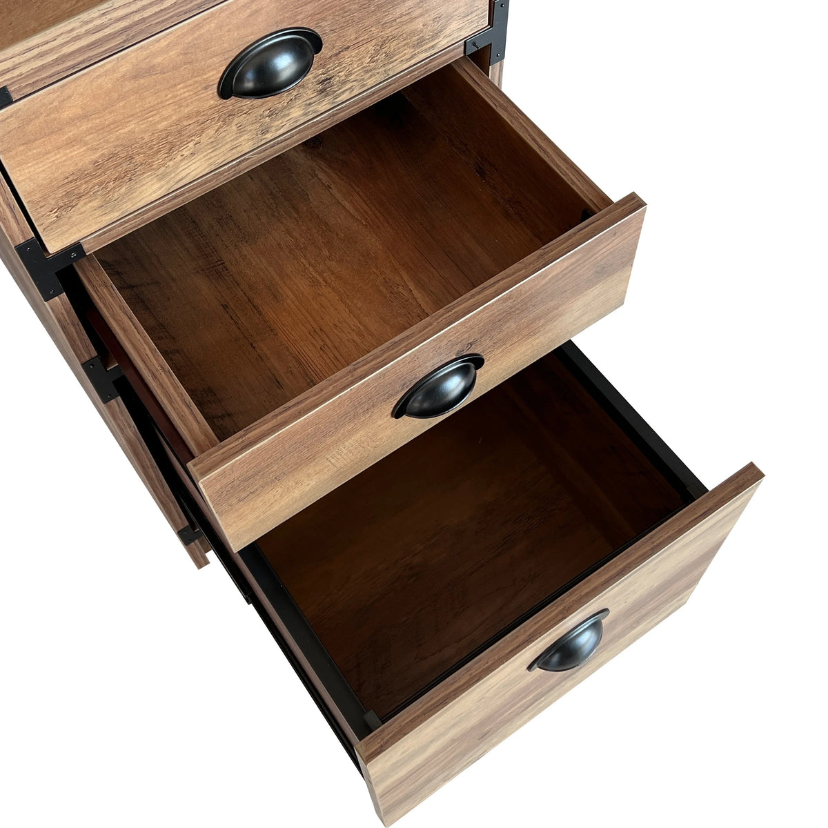 Oak Particle Board and Wood Desk B111866
