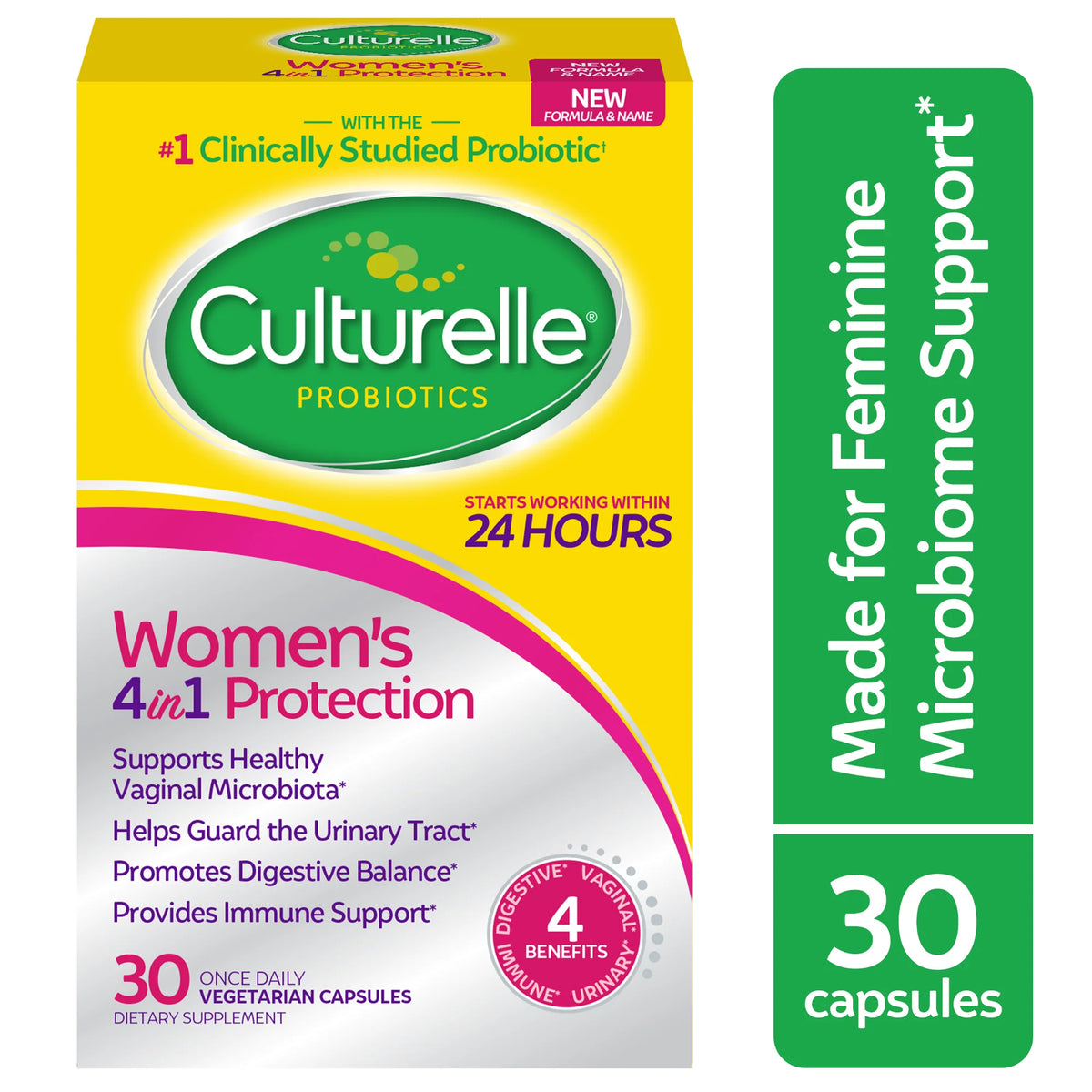 Women’s 4-in-1 Daily Probiotic Supplements 30 count P666