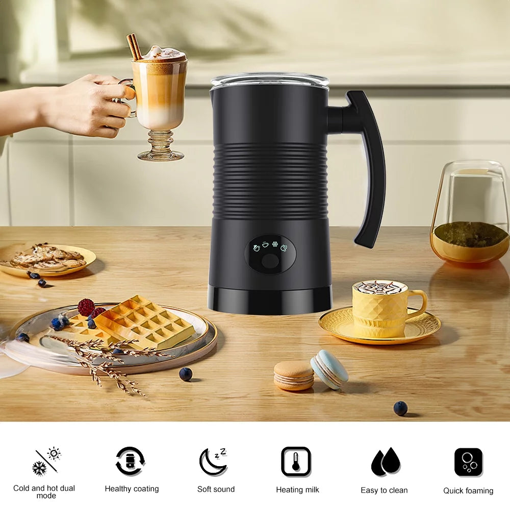 4 in 1 Stainless Steel Electric Milk Frother and Steamer N596791