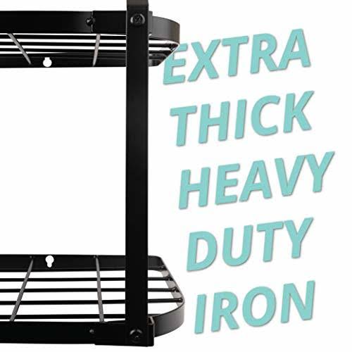 Heavy Duty Wall Mounted Pot and Pan Rack Organizer S655553