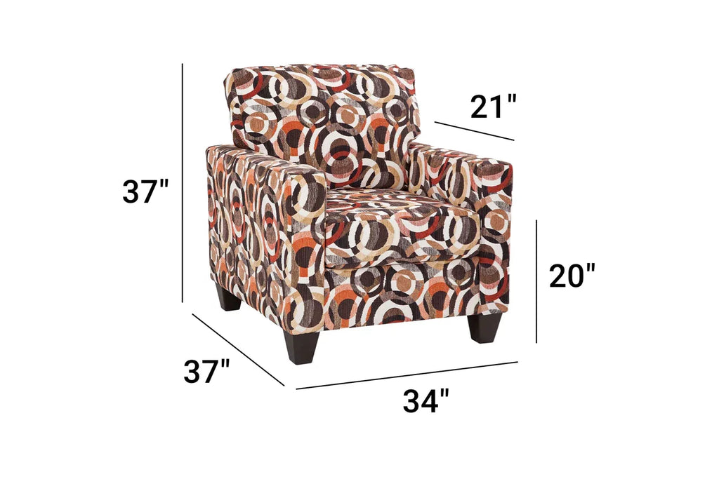 Multi Colored Accent Chair L227697