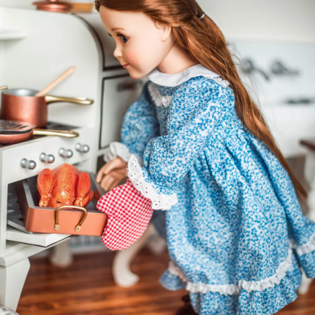 18 inch Doll Wooden Cook Stove & Oven G2794