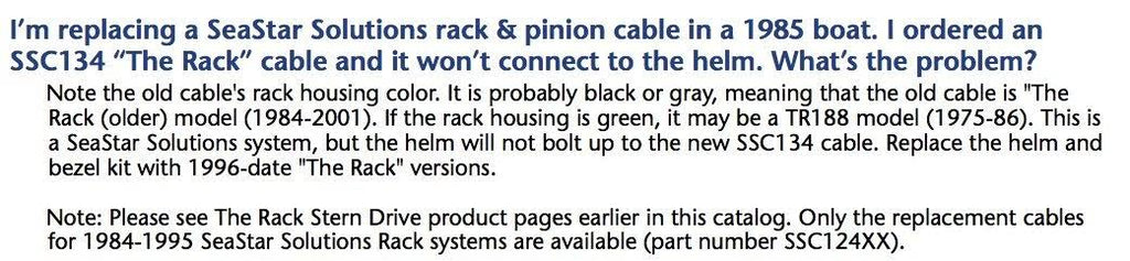 Cable-Back Mount Rack 23ft F981871