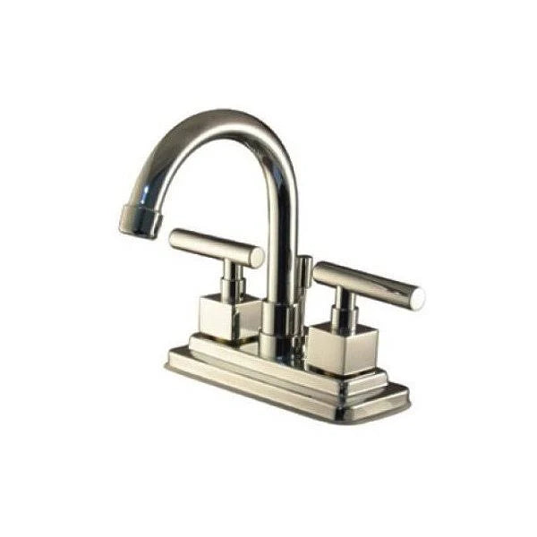 Polished Chrome Centerset Lavatory Faucet with Pop-Up B184