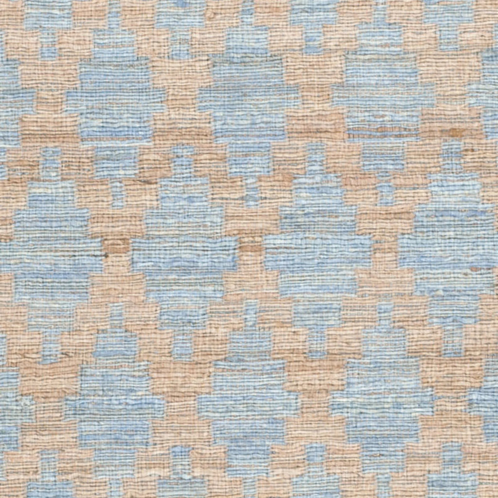 Light Blue/Gold Geometric Area Rug Z69744
