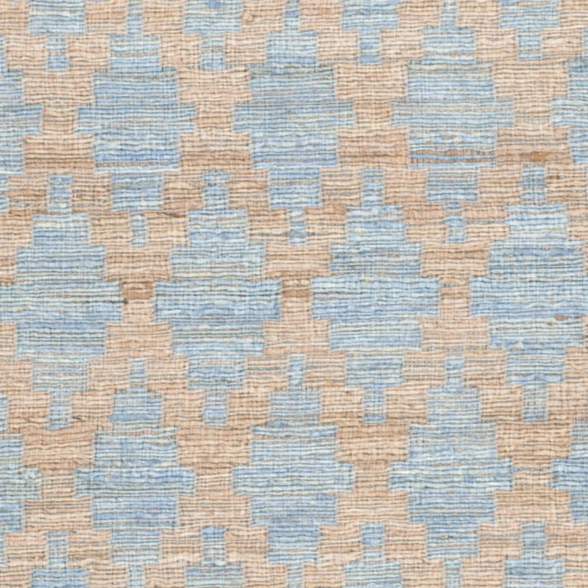 Light Blue/Gold Geometric Area Rug Z69744