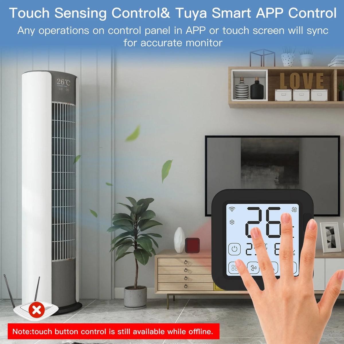Wifi IR Air Conditioner Controller with LCD Display Y770