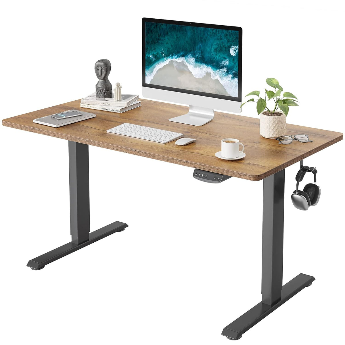 Height Adjustable Electric Standing Desk with Splice Board X477