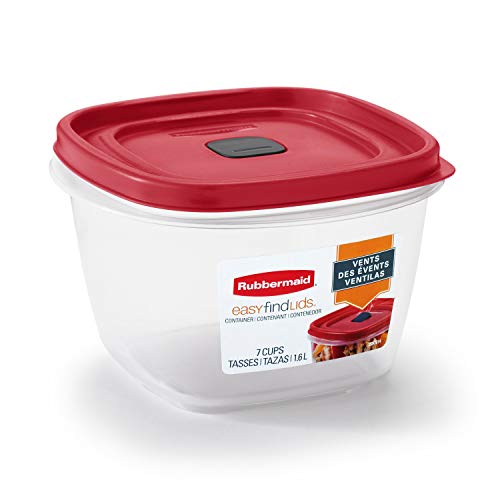 7-Cup Food Storage Container, Racer Red (Pack of 2) O5224