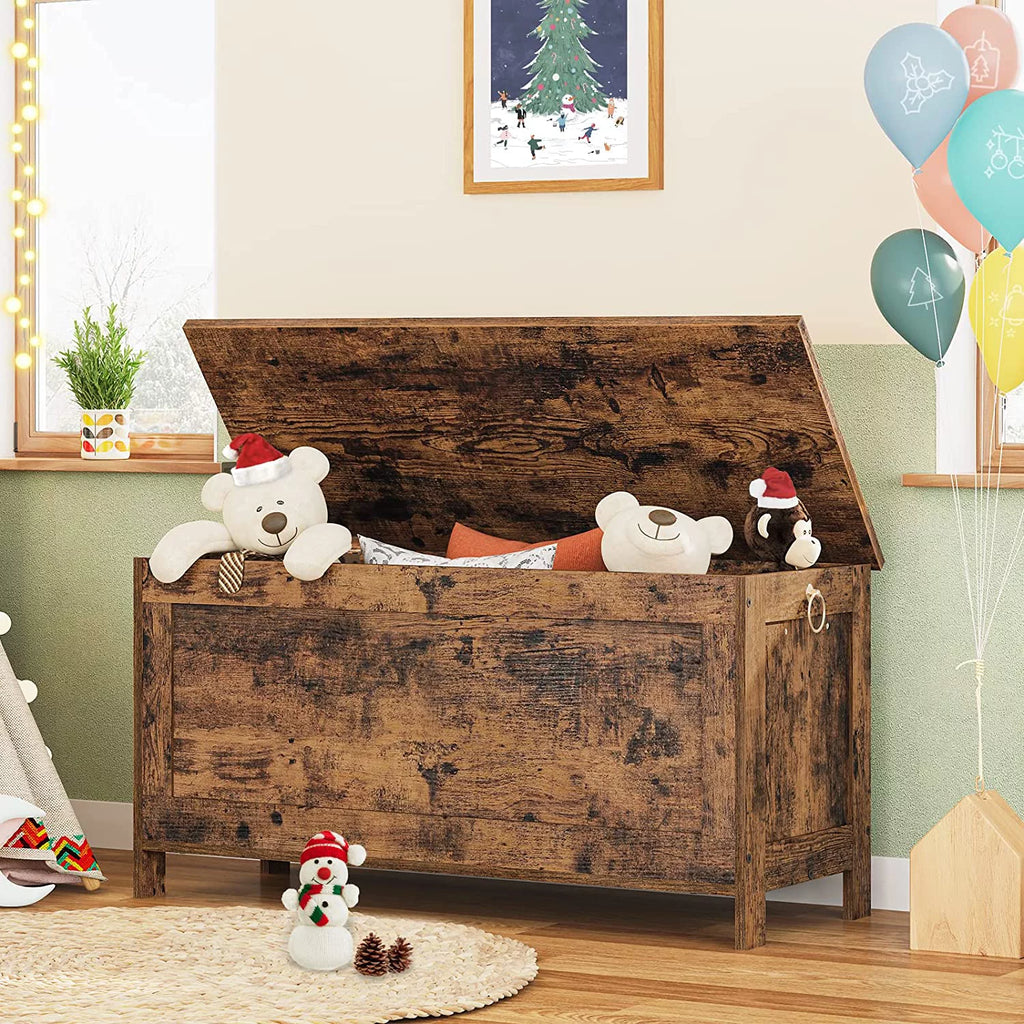 Rustic Brown Storage Chest H6786